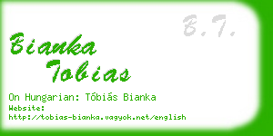 bianka tobias business card